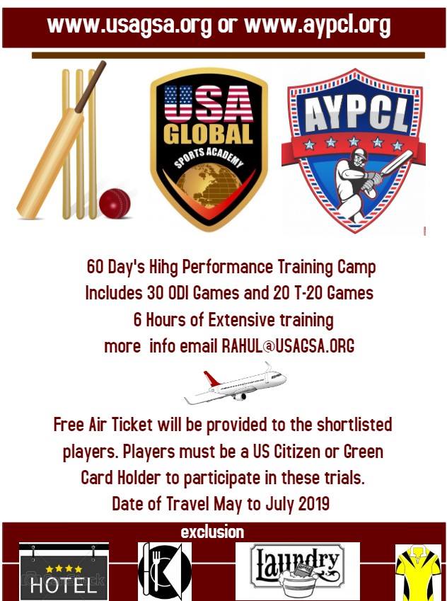 ALC & CRICKET AMERICAS jointly announced with their 60 Days Camp